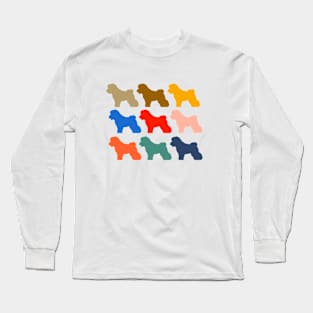 Bichon Frise Rainbow Colors Dogs Long Sleeve T-Shirt